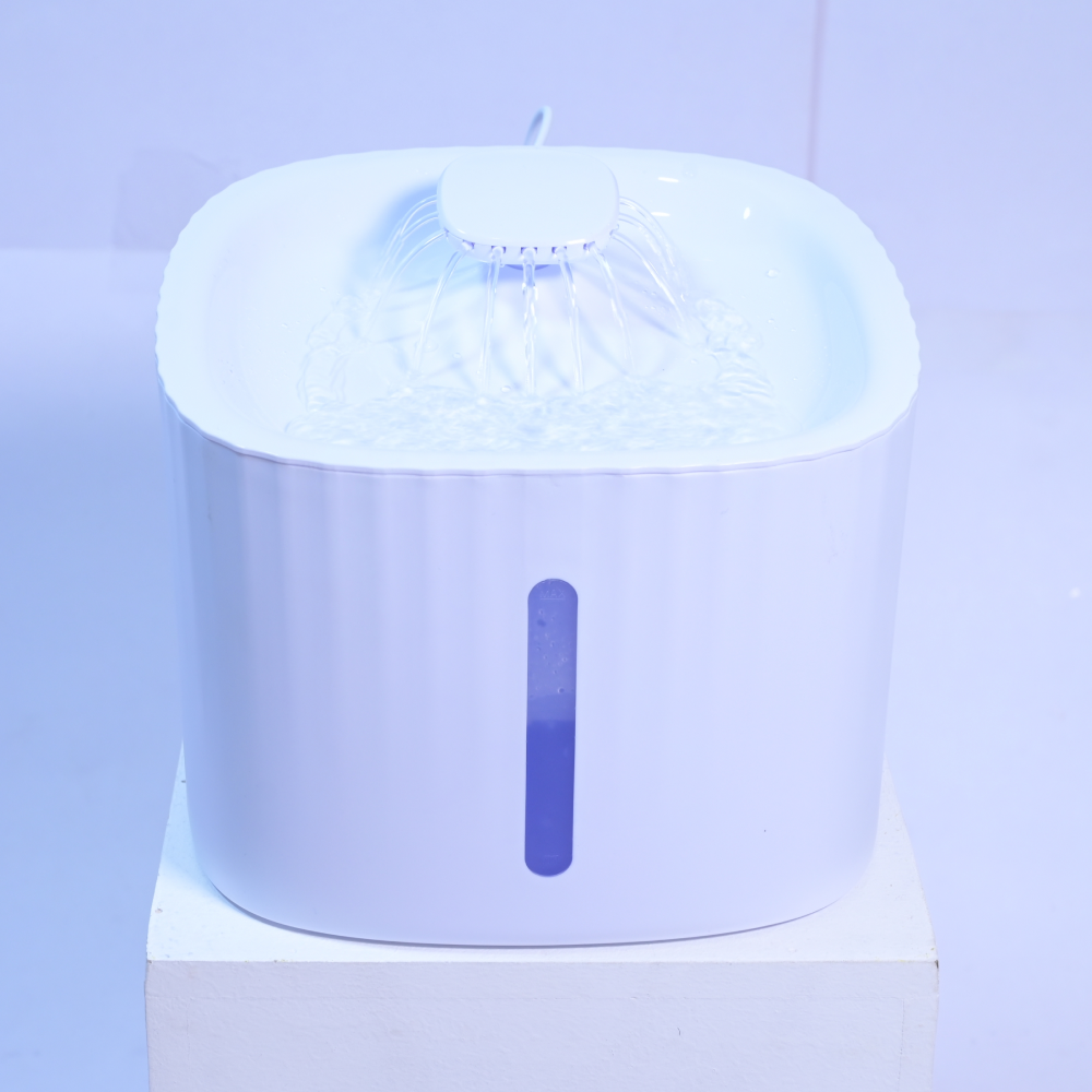 Skatrs Water Fountain with Adapter for Dogs and Cats (White) image 6