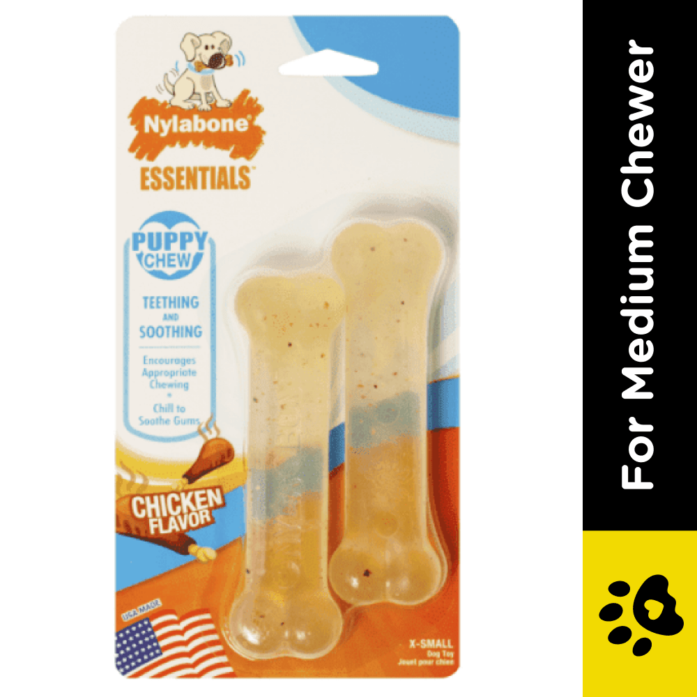 Nylabone Puppy Chew Twin Pack for Dogs image 2
