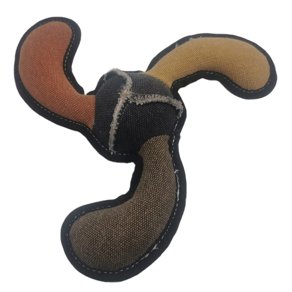 NutraPet The Chuck Frisbee Squeaky Toy for Dogs (Multicolour)