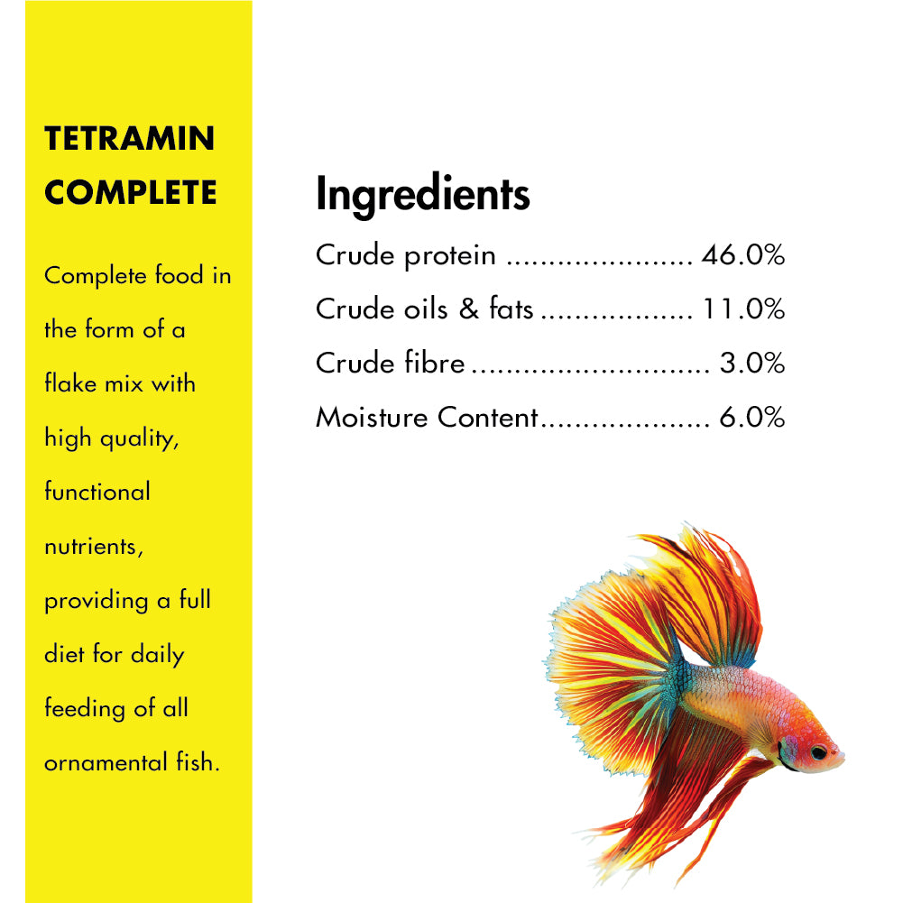 Tetra TetraMin Complete All Tropical Fish Food image 2