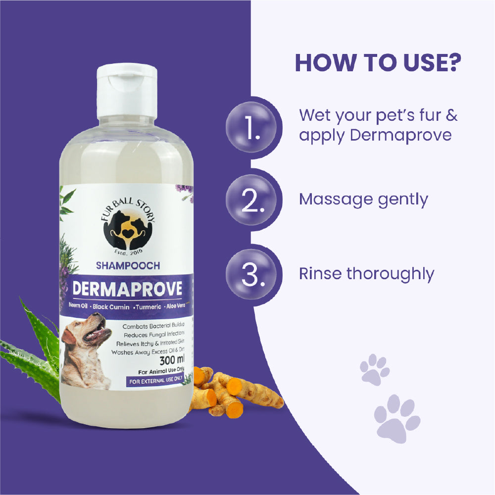 FurBall Story Shampooch Dermaprove Shampoo for Dogs image 7