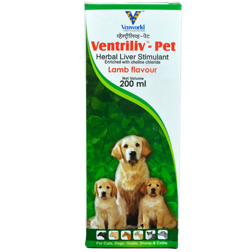 Venkys Ventriliv Pet Syrup for Dogs and Cats (200ml) image 2