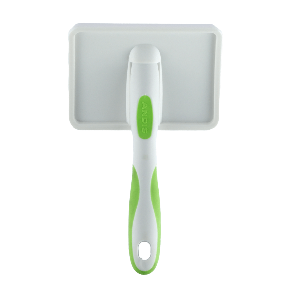 Andis Firm Slicker Brush Grooming Tool for Dogs (White/Green) image 5