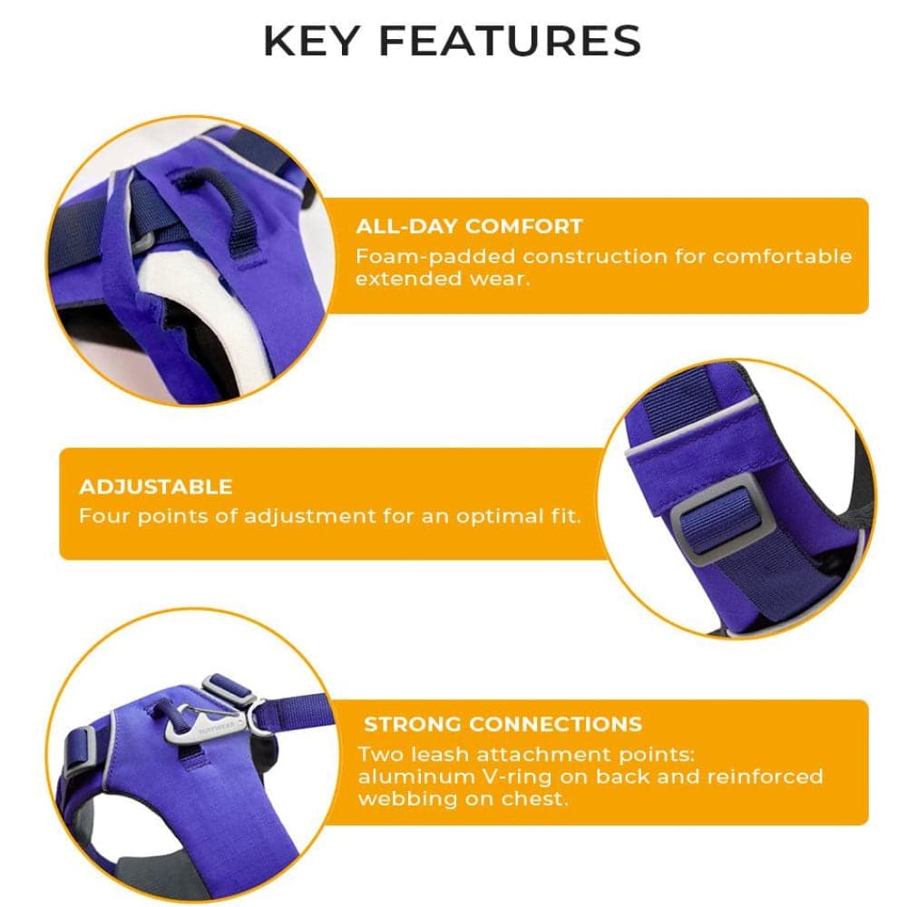 Ruffwear Front Range Harness for Dogs (Twilight Grey) image 6