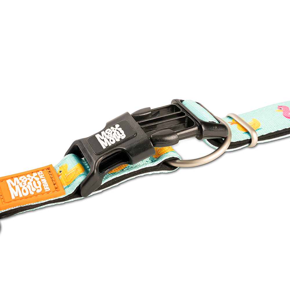 Max and Molly Ducklings Smart ID Collar for Dogs (Light Blue) image 3
