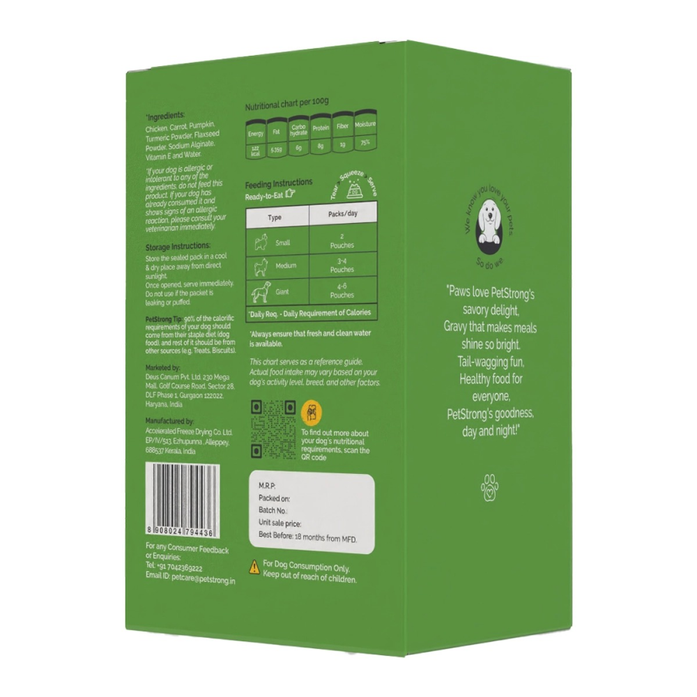 PetStrong Chicken Liver & Chicken and Veggies in Gravy Wet Food for Dogs Combo image 3