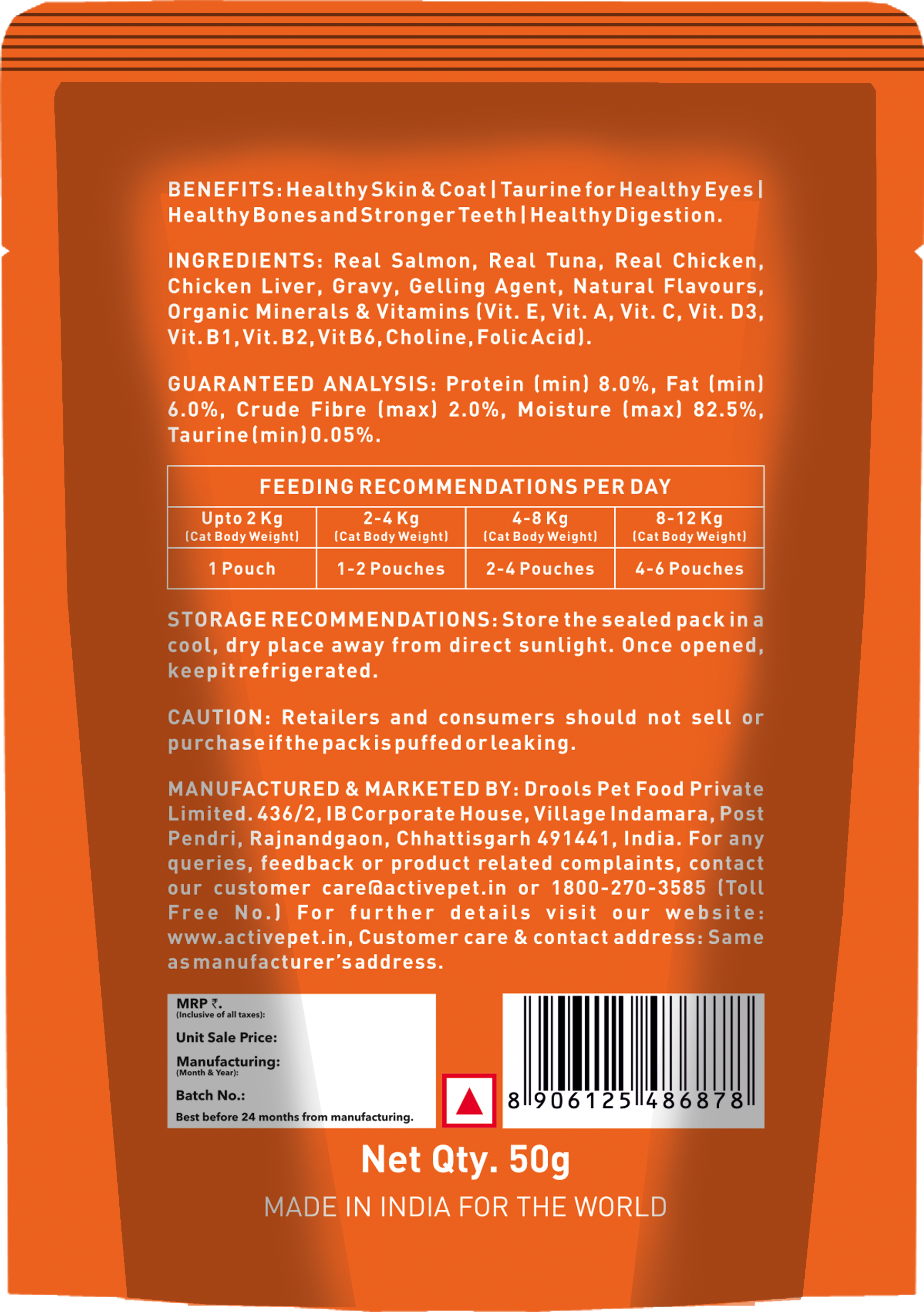 Active Real Salmon Fish in Gravy Adult Cat Wet Food ( Buy 1 Get 1 ) image 9