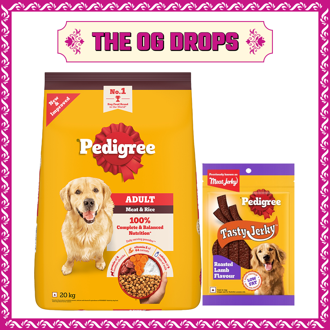 Pedigree Meat & Rice Adult Dog Dry Food image 3