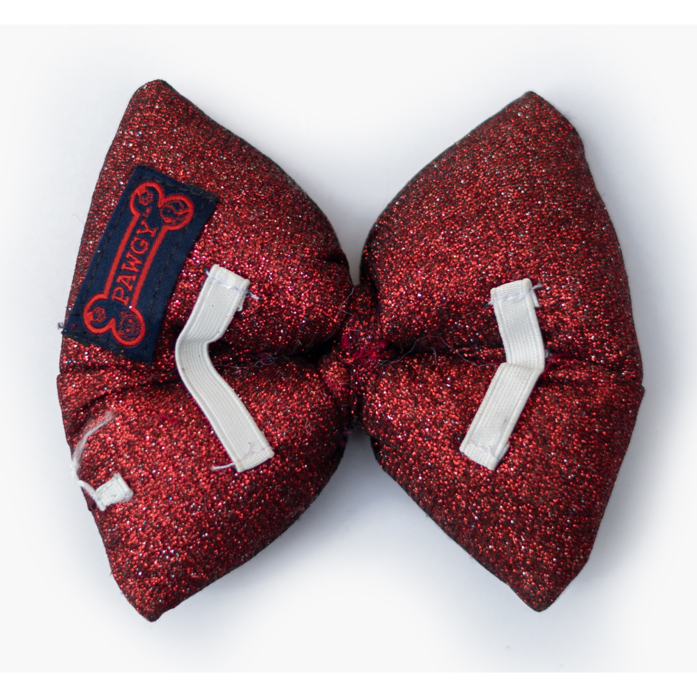 Pawgypets Party Wear Bowtie for Dogs and Cats (Red) image 2