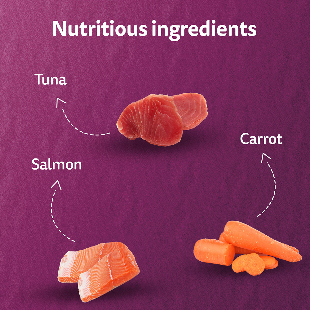 Whiskas Tasty Mix Seafood Cocktail Carrot Gravy Kitten Cat Wet Food image 2