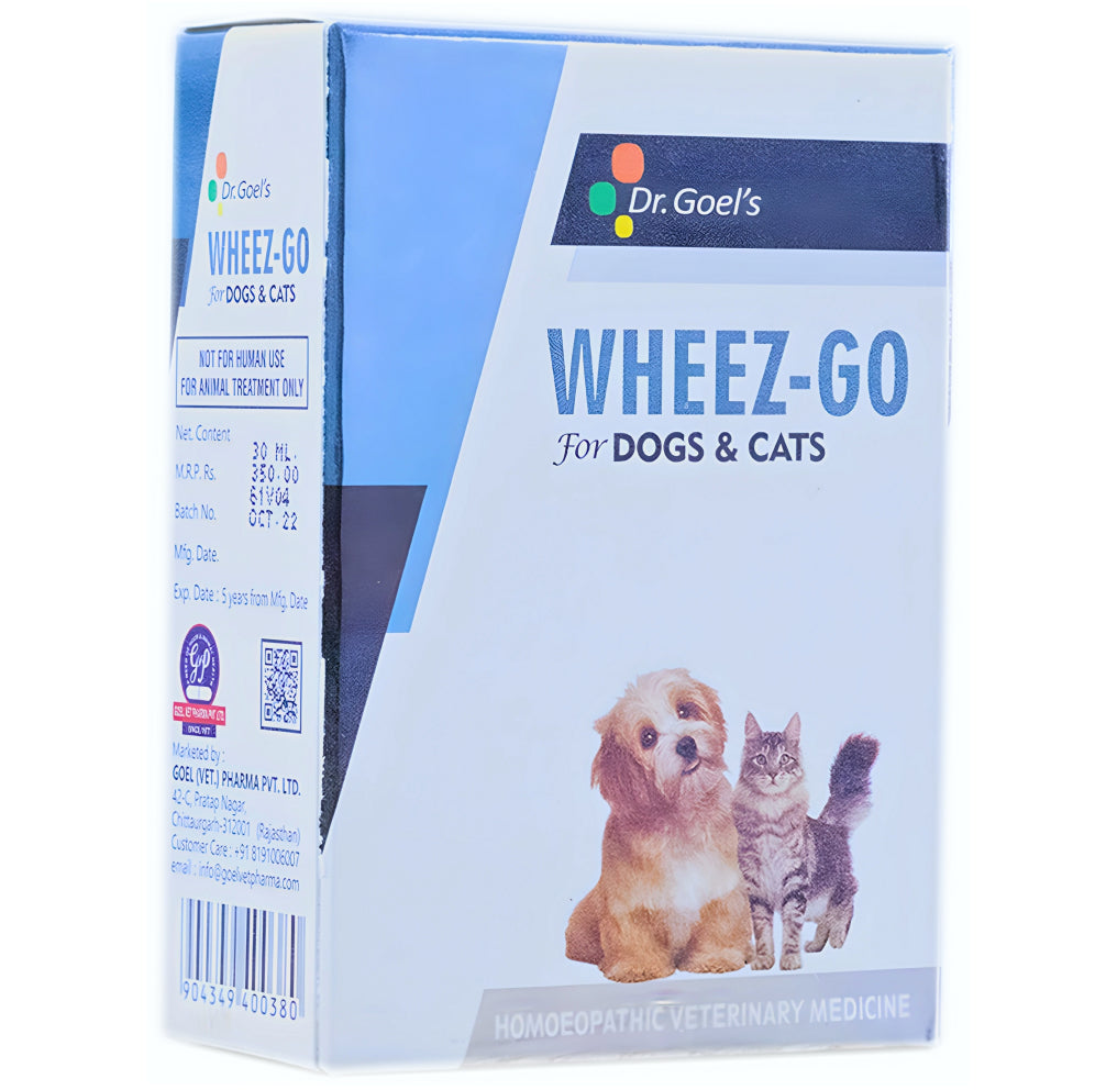 Dr Goel's Wheez Go Respiratory care for Dogs and Cats (30ml) image 4