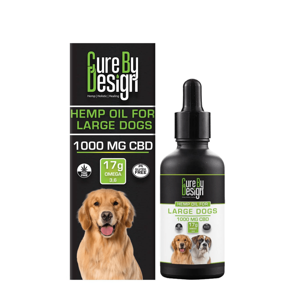 Cure By Design 1000mg CBD Relief Oil for Large Dogs (30ml) image 6