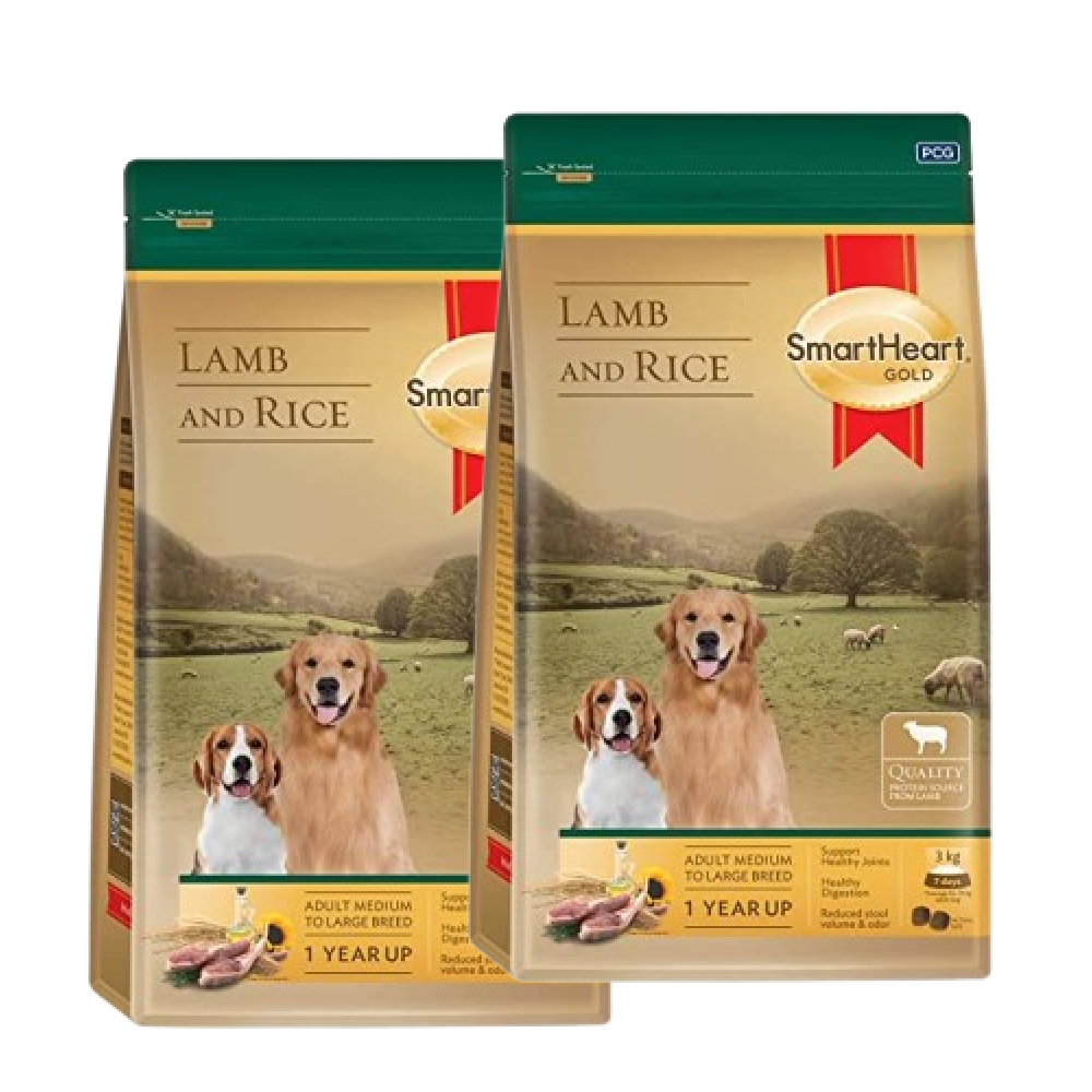 SmartHeart Gold Adult Dog Lamb & Rice Dry Food image 2