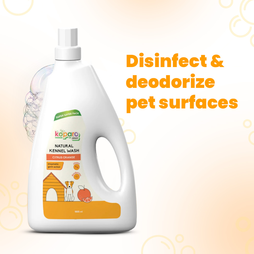 Koparo Clean Natural Citrus Orange Fragrance Kennel Wash (Pet Safe) image 9