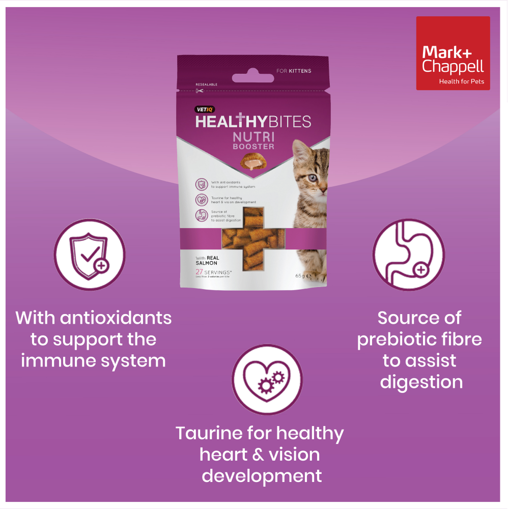 Mark and Chappell Healthy Bites Nutri Booster Kitten Treats image 8