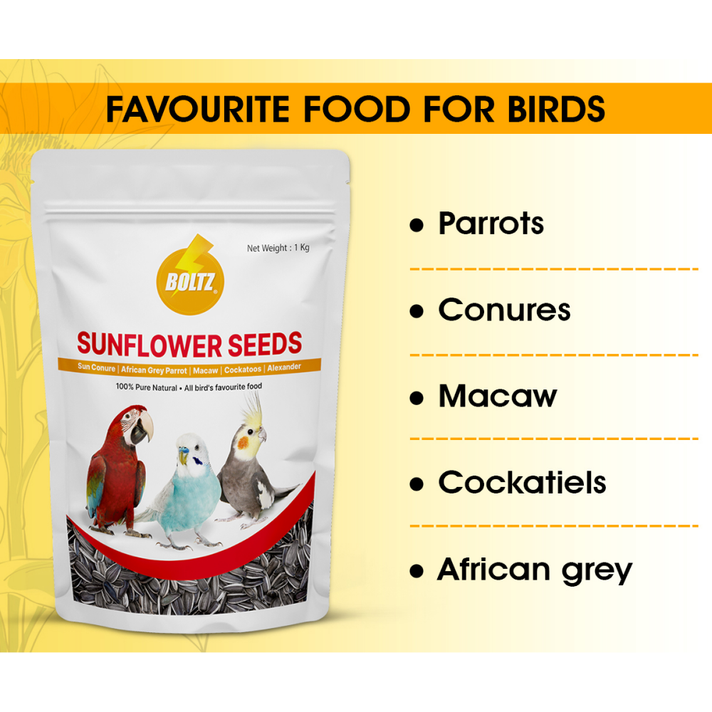 Boltz Striped Sunflower Seeds Bird Food image 4