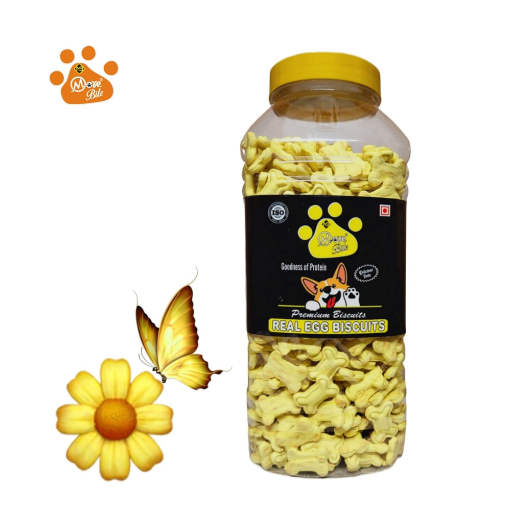 More Bites Egg Flavor Biscuit Dog Treats image 3
