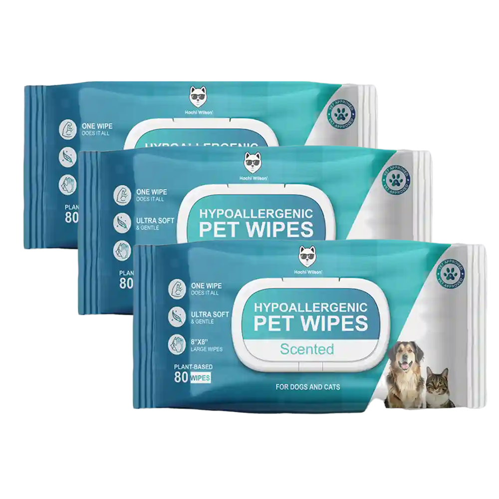 Hachi Wilson Premium Hypoallergenic Plant Based Wipes for Dogs and Cats image 6