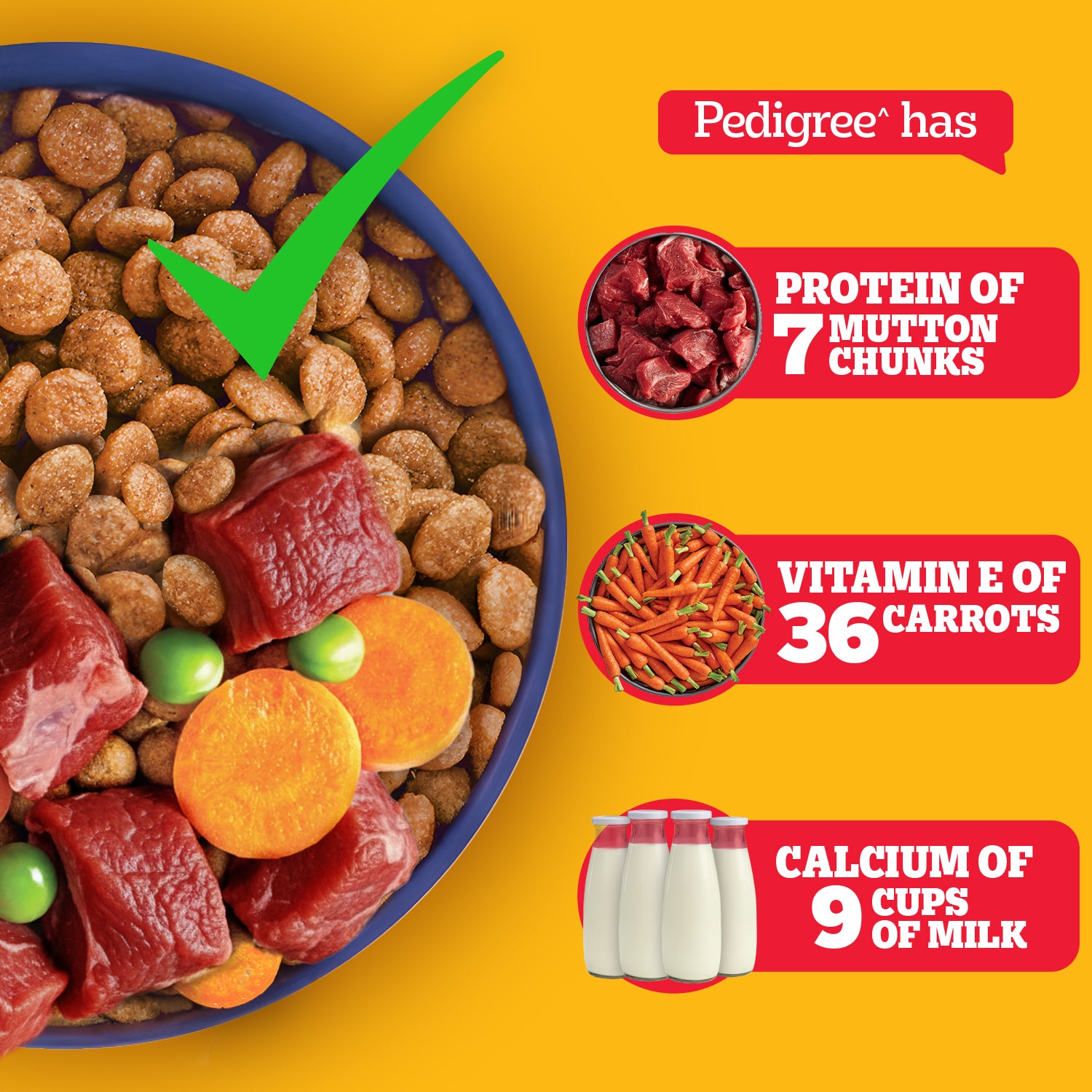 Pedigree Puppy Dog Food Combo |Meat & Milk Dry & Chicken & Liver Wet image 9