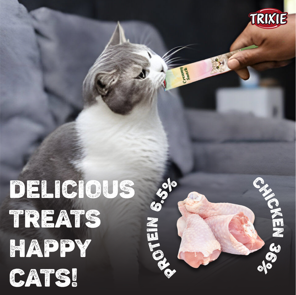 Trixie Snack with Chicken Creamy Cat Treat image 3