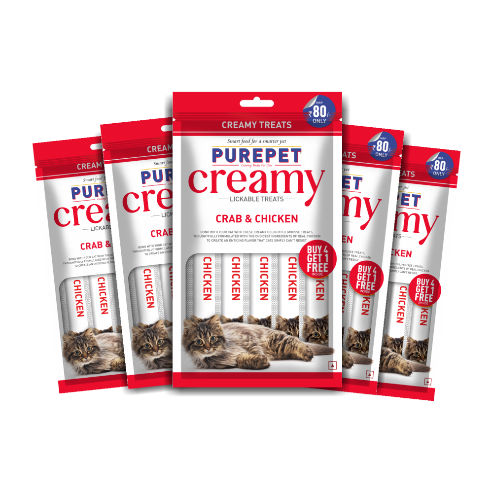 Purepet Crab and Chicken Lickable Creamy Treats for Cats image 7