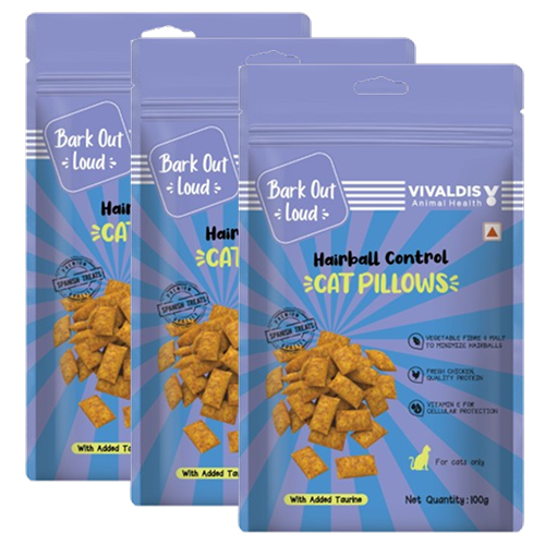Bark Out Loud by Vivaldis Hairball Control Pillow Cat Treats image 8