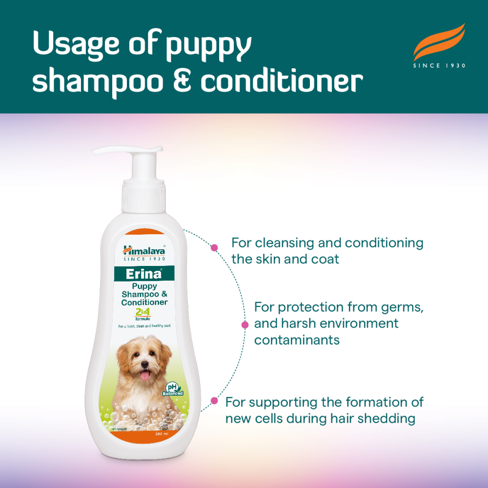Himalaya Erina Shampoo & Conditioner for Puppies image 7