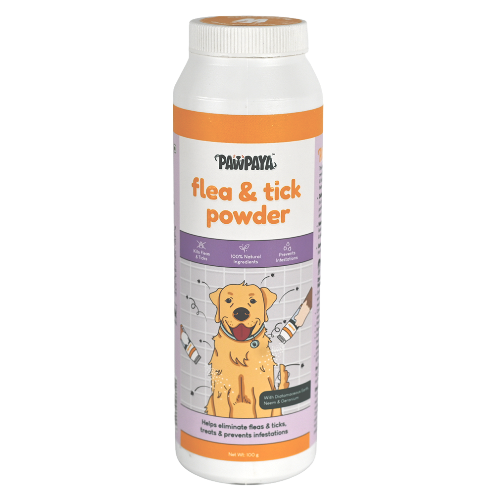 Pawpaya Tick and Flea Powder for Dogs and Cats