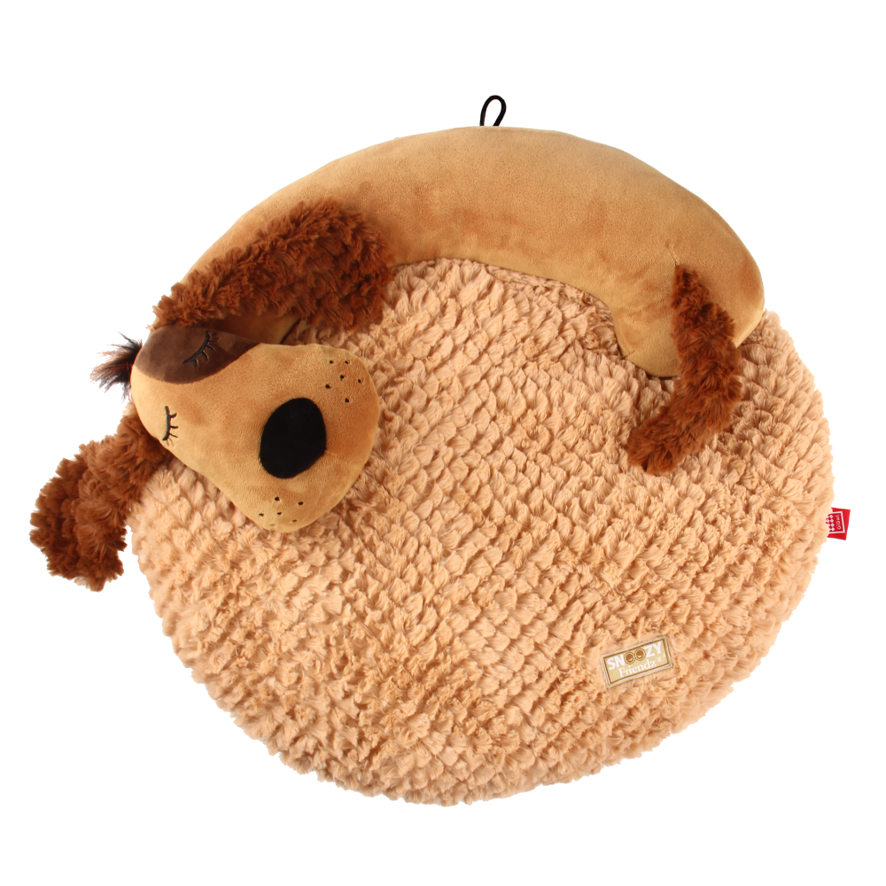GiGwi Snoozy Friends 3D Shape Dog Sleepy Cushion for Cats and Dogs (Brown) image 3
