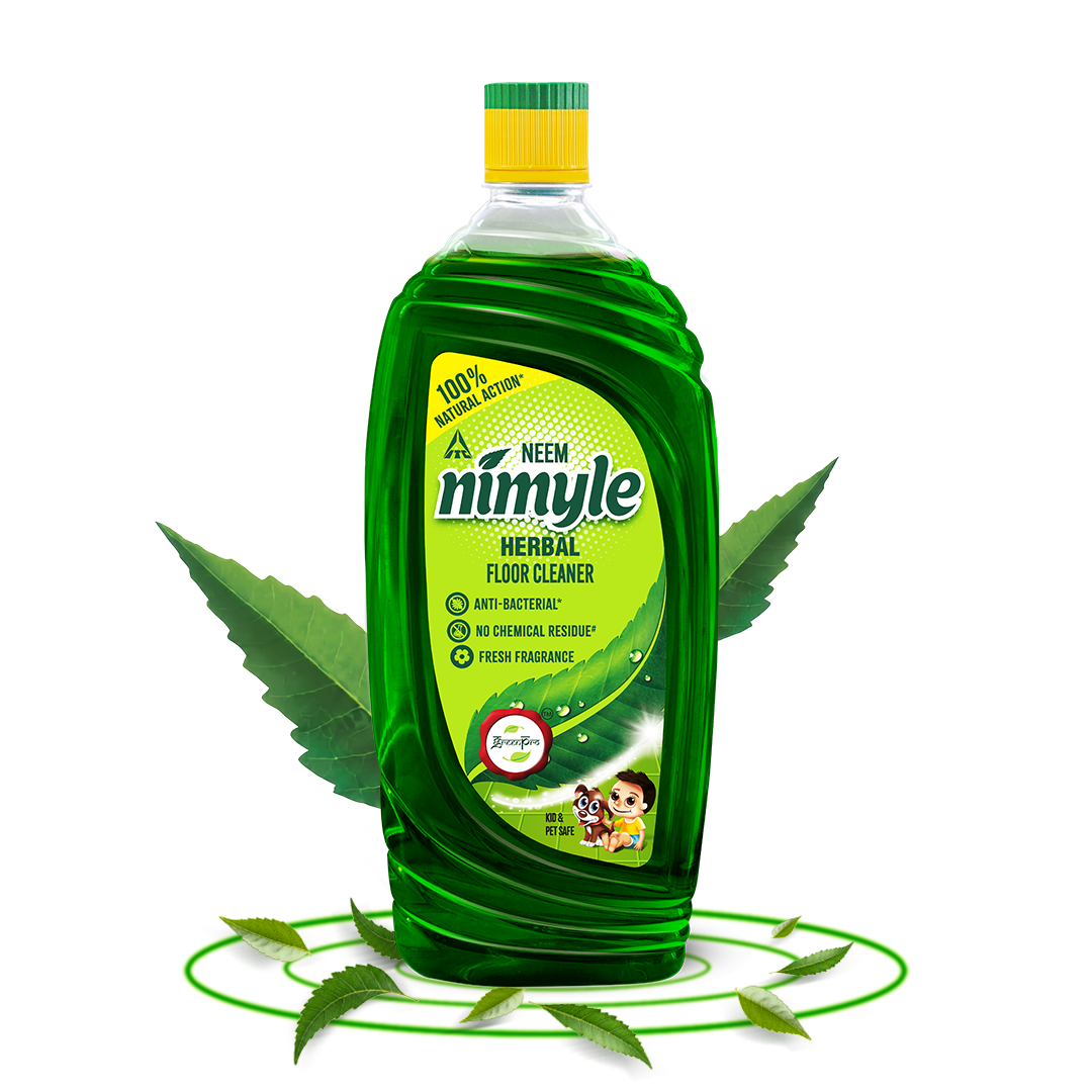 Nimyle Neem Herbal Based 99.9% Anti Bacterial Liquid Floor/Surface Cleaner for Kids & Pets image 3