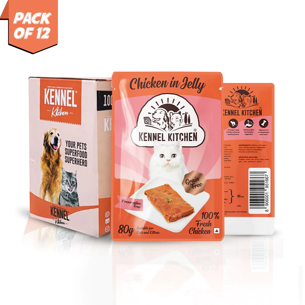 Kennel Kitchen Chicken in Jelly Kitten & Adult Cat Wet Food (All Life Stage) image 8