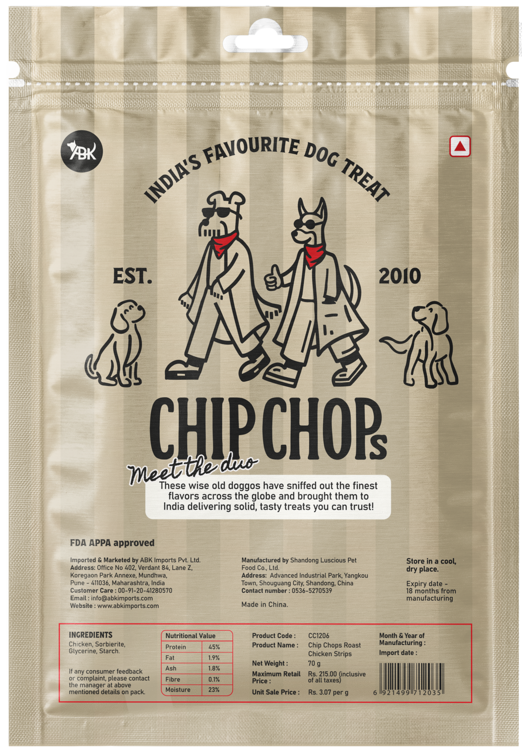 Chip Chops Roast Chicken Strips Dog Treats image 9