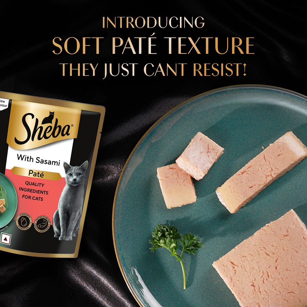 Sheba Sasami Pate Rich Premium Adult Fine Cat Wet Food image 3
