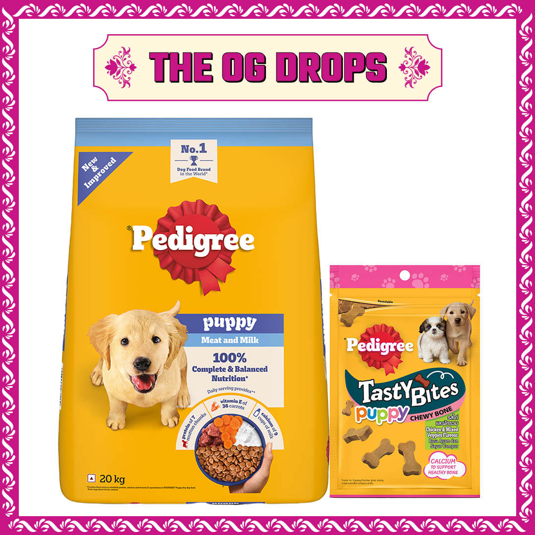 Pedigree Meat & Milk Puppy Dog Dry Food image 3