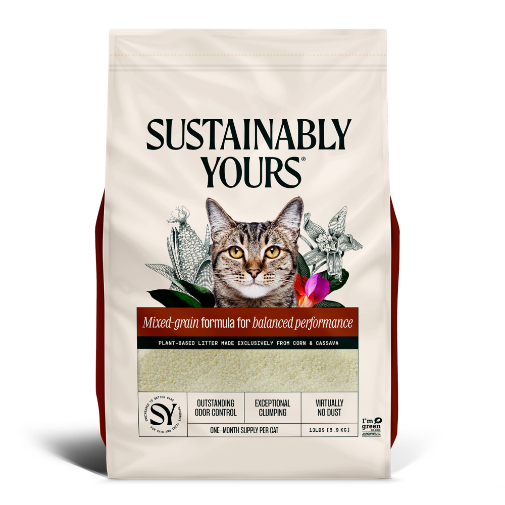 Sustainably Yours Multi Cat Unscented Mixed Granules Cat Litter image 2