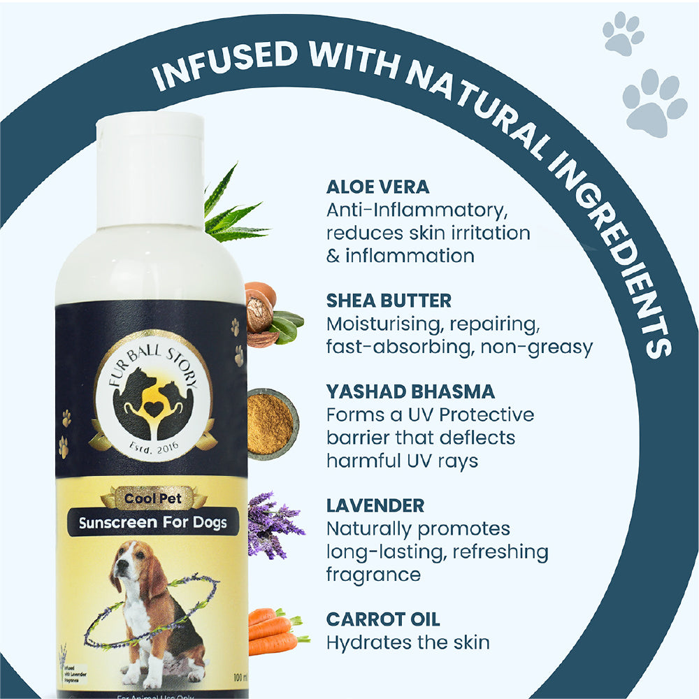 FurBall Story Cool Pet Sunscreen and Moisturizer for Dogs and Cats image 3