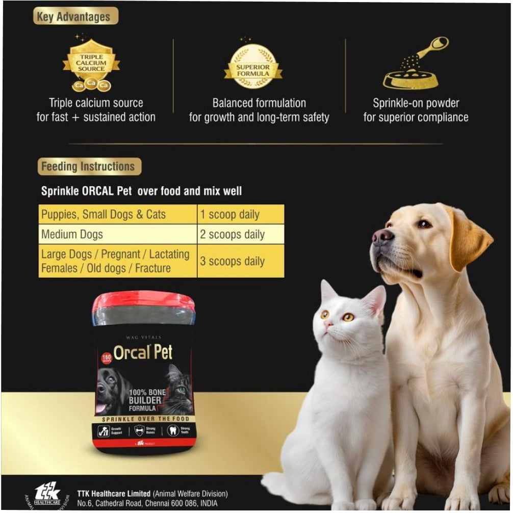 Ttk Orcal Pet Bone Builder for Dogs and Cats image 2