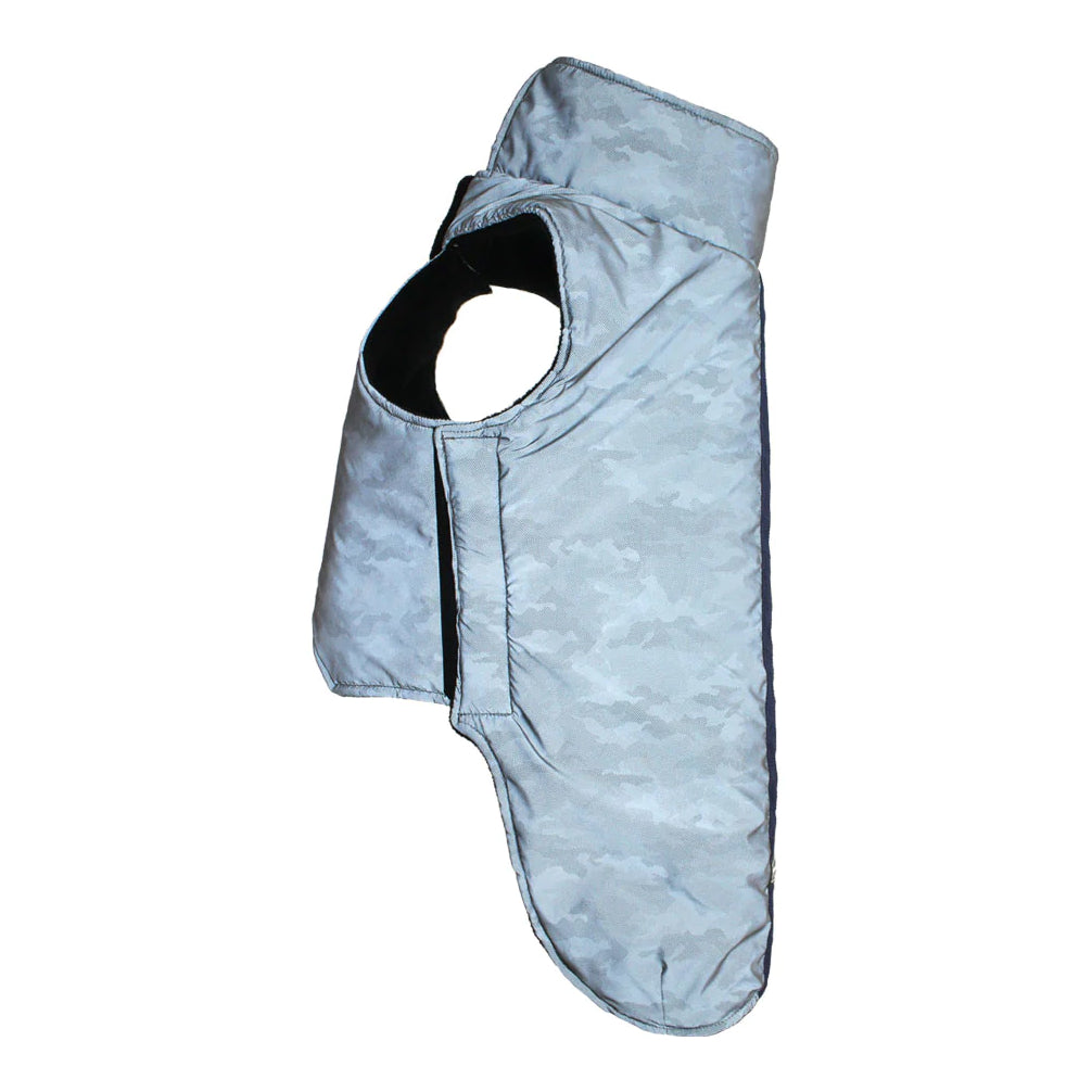Pawpourri Reflective Camo Printed Jacket for Dogs and Cats (Grey) image 3