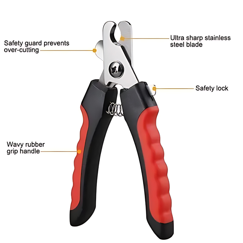 Chullbull Nail Cutter with Filer and Double Sided Comb Grooming Kit for Dogs image 2