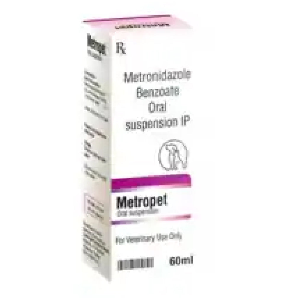 Sihil Metropet Oral Suspension (Metronidazole) for Dogs and Cats