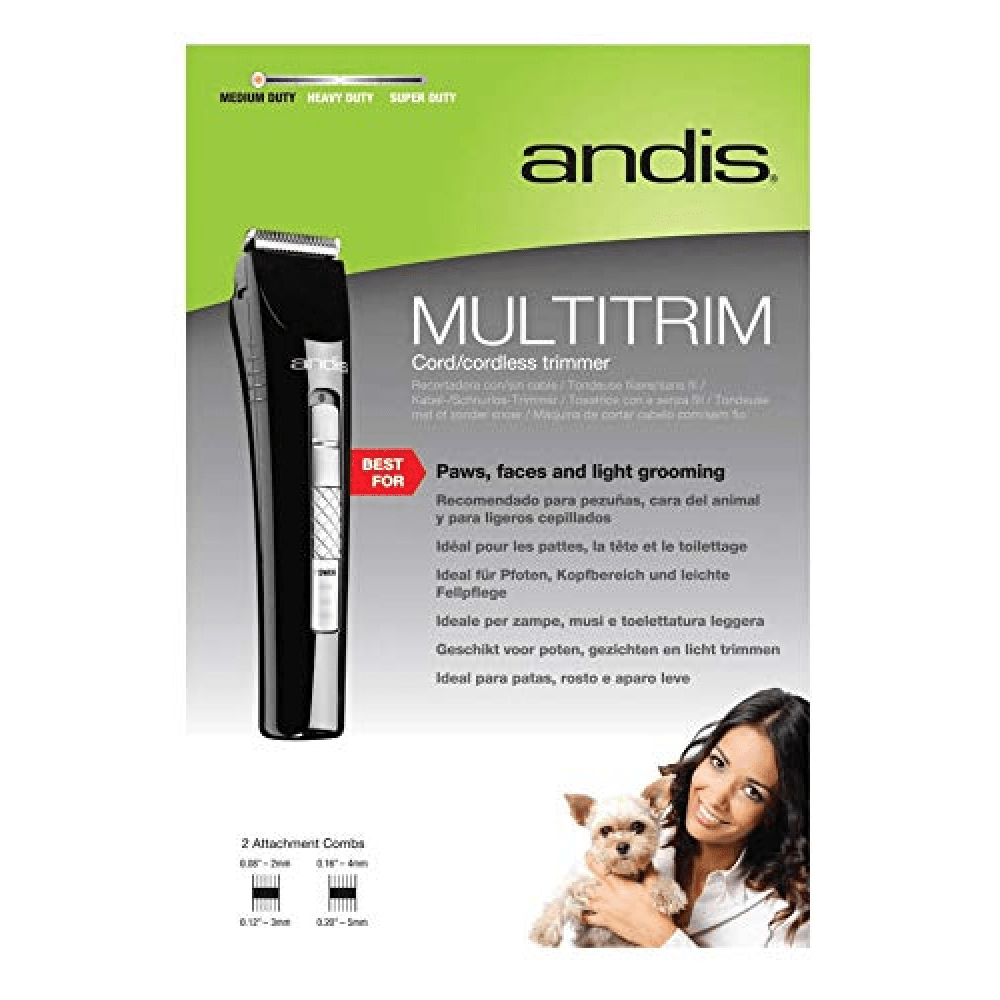 Andis Multi Trim CLT Cord/Cordless Trimmer for Dogs and Cats image 2