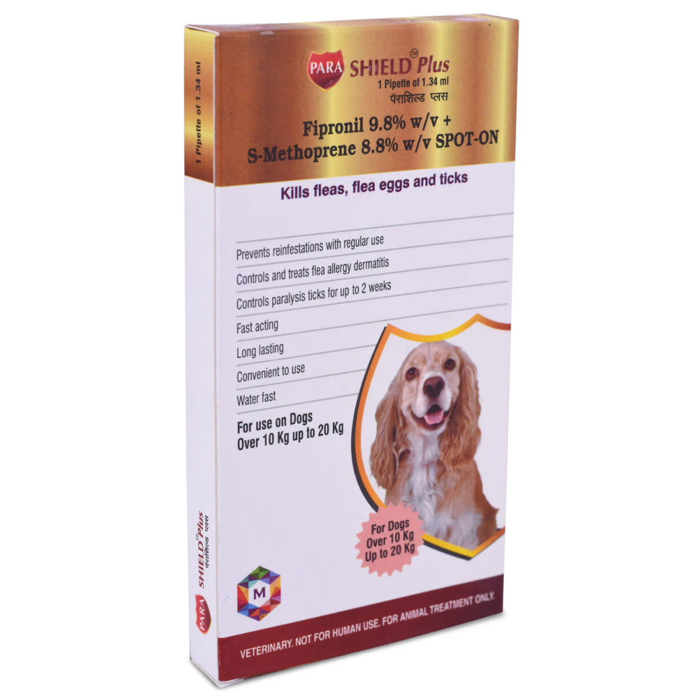 Medfly Healthcare Parashield Plus Spot On for Dogs (10 to 20kg)