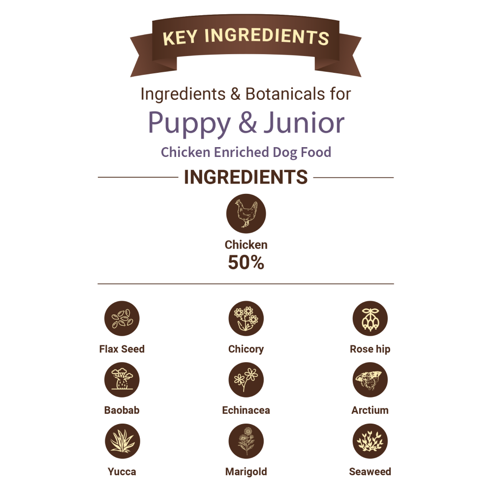 Bruno's Wild Essentials Puppy & Junior Dog Dry Food image 2