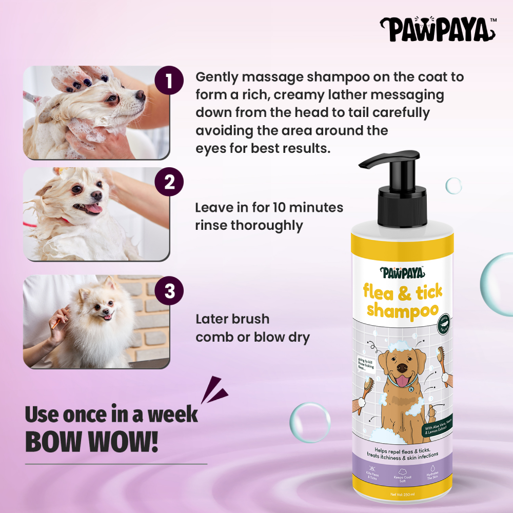 Pawpaya Flea & Tick Shampoo for Dogs image 2