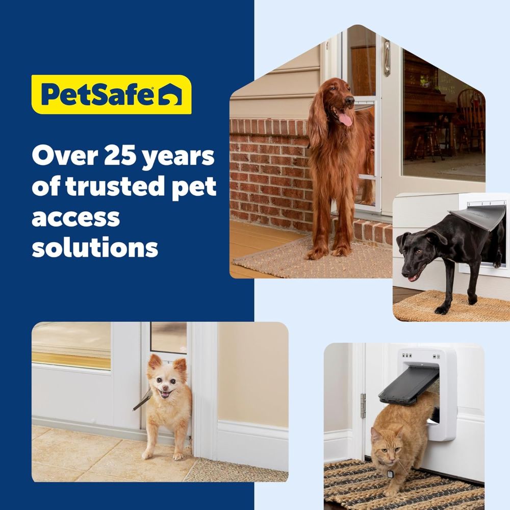 PetSafe Staywell Aluminium Medium Pet Door for Dogs and Cats (White) image 8