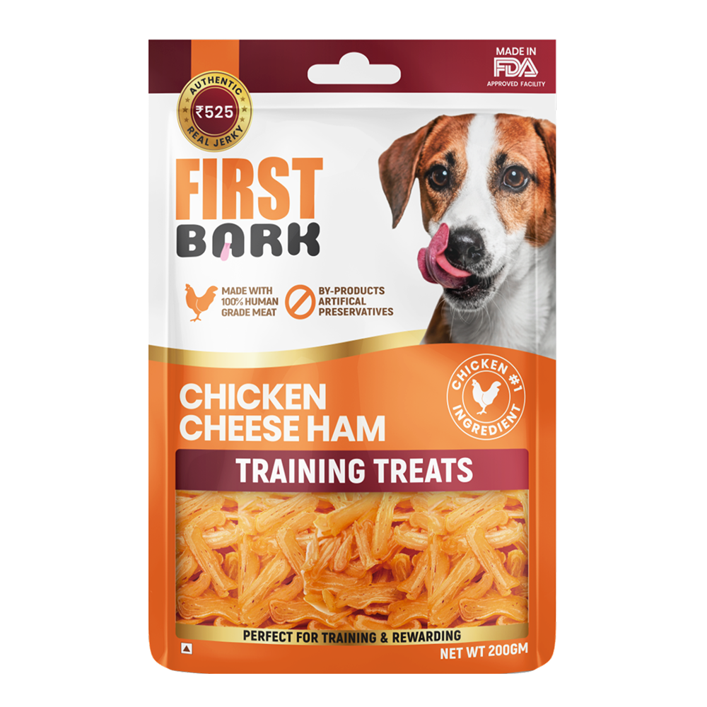 First Bark Chicken Cheese Ham Training Dog Treat image 2