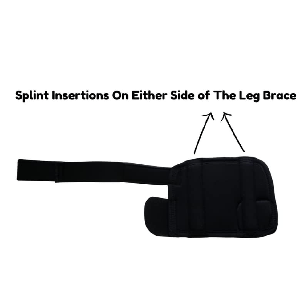Lana Paws Front Leg Splint Braces for Carpal Support and Mobility for Dogs and Cats (Black) image 3