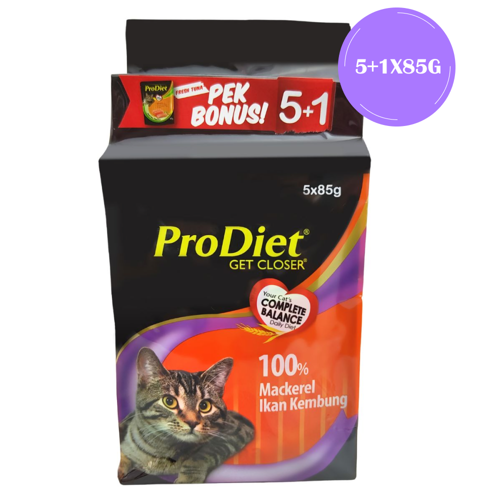 ProDiet 100% Mackeral Ikan Kembung Adult Cat Wet Food image 2