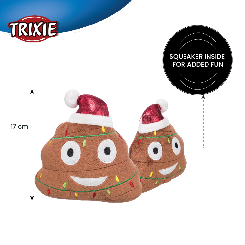 Trixie Xmas Emoticon Plush Toy for Dogs image 3