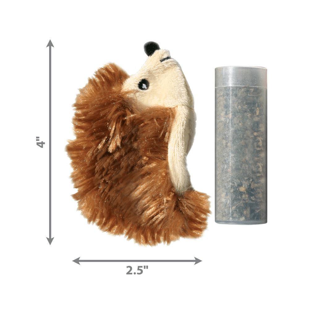 Kong Refillables HedgeHog Toy for Cats (Brown) image 3